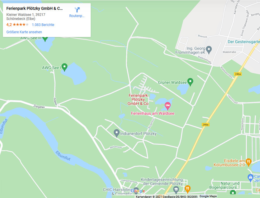 Übersichtskarte Erlebnispark