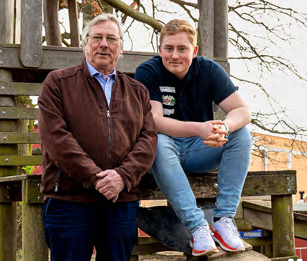 Inhaber Wolfgang und Stephan Schulle im Erlebnispark Plötzky - Foto: Stadtwerke Schönebeck GmbH